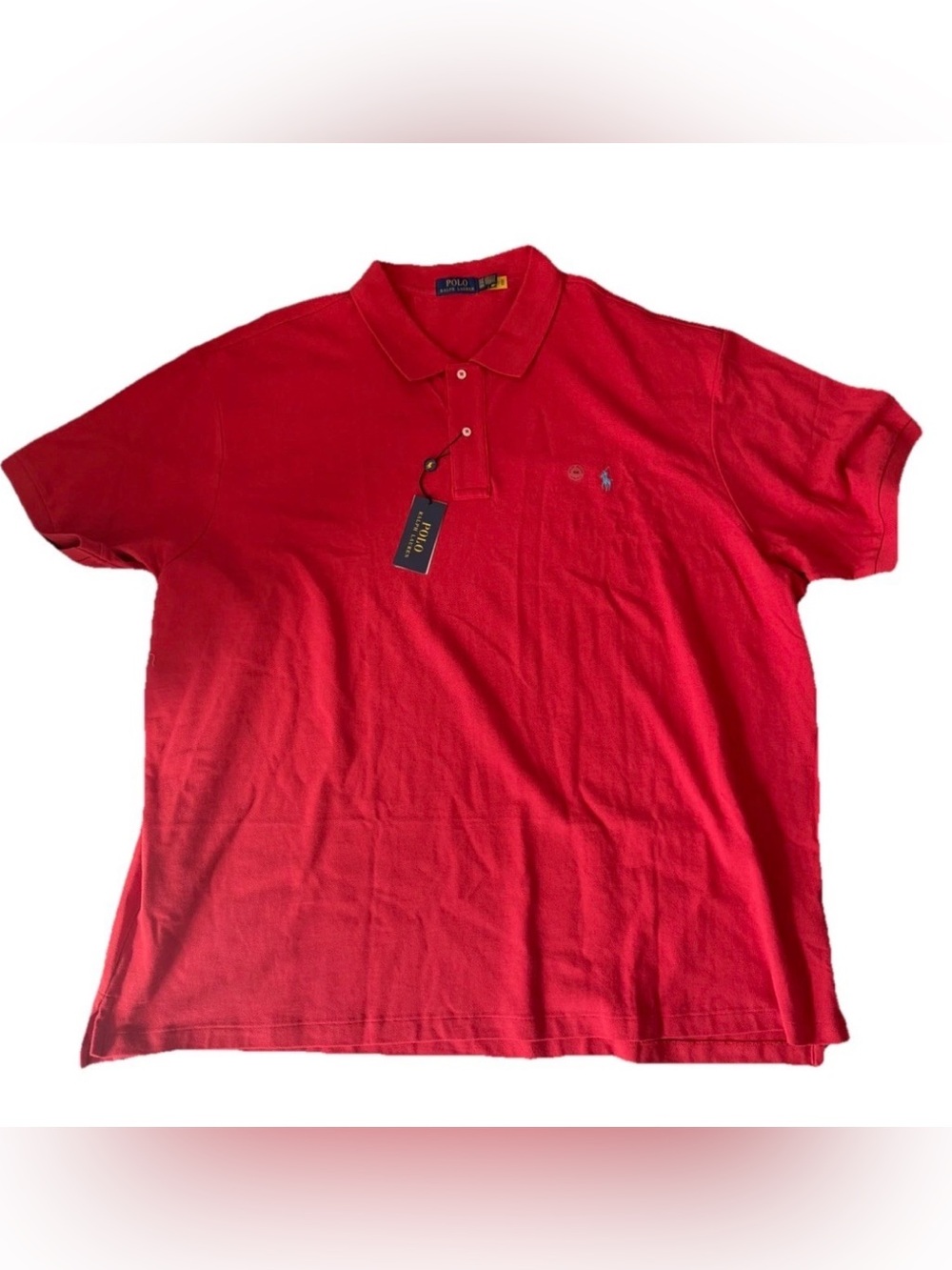 NEW Polo Ralph Lauren Men's Big & Tall Red Polo Shirt XLT Short Sleeve was $125